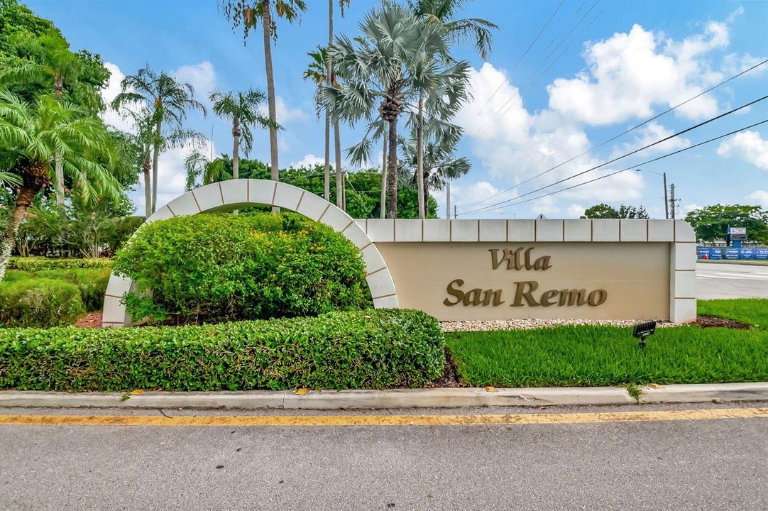 VILLA SAN REMO ENTRANCE