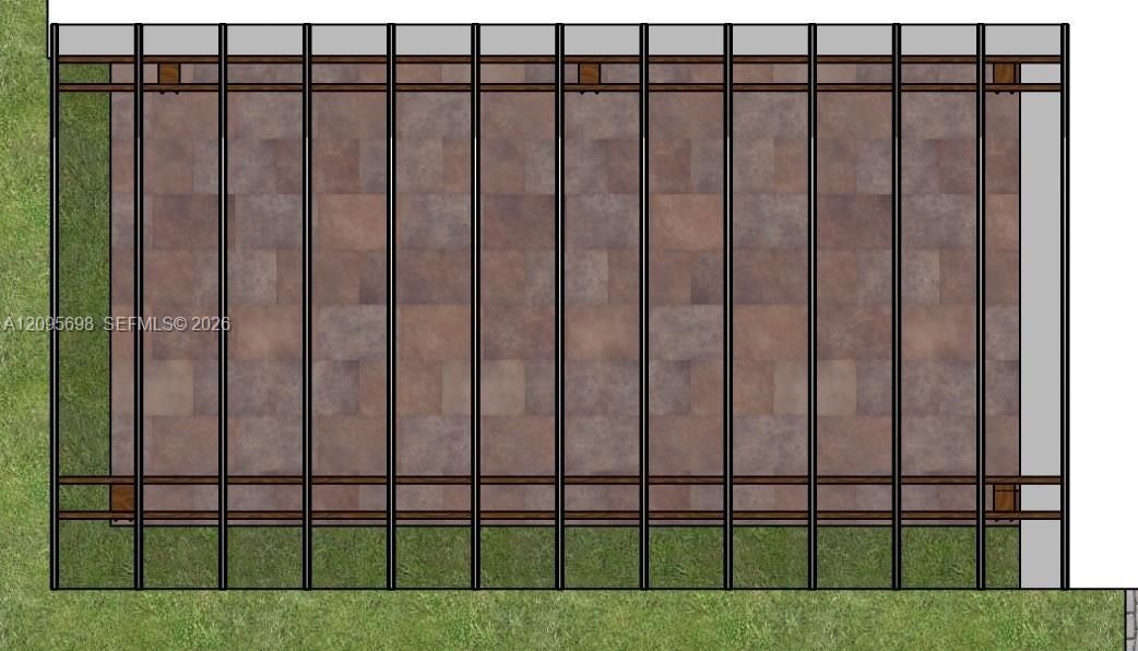 Architectural rendering of the outdoor gallery