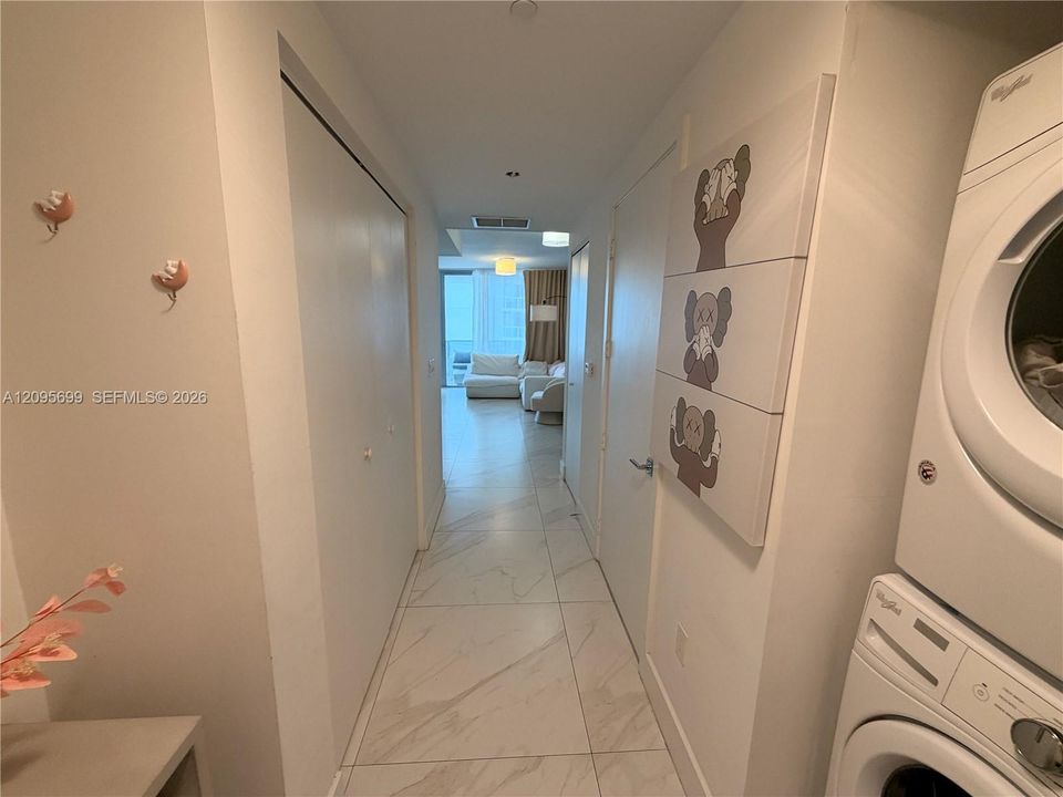 entrance into the condo