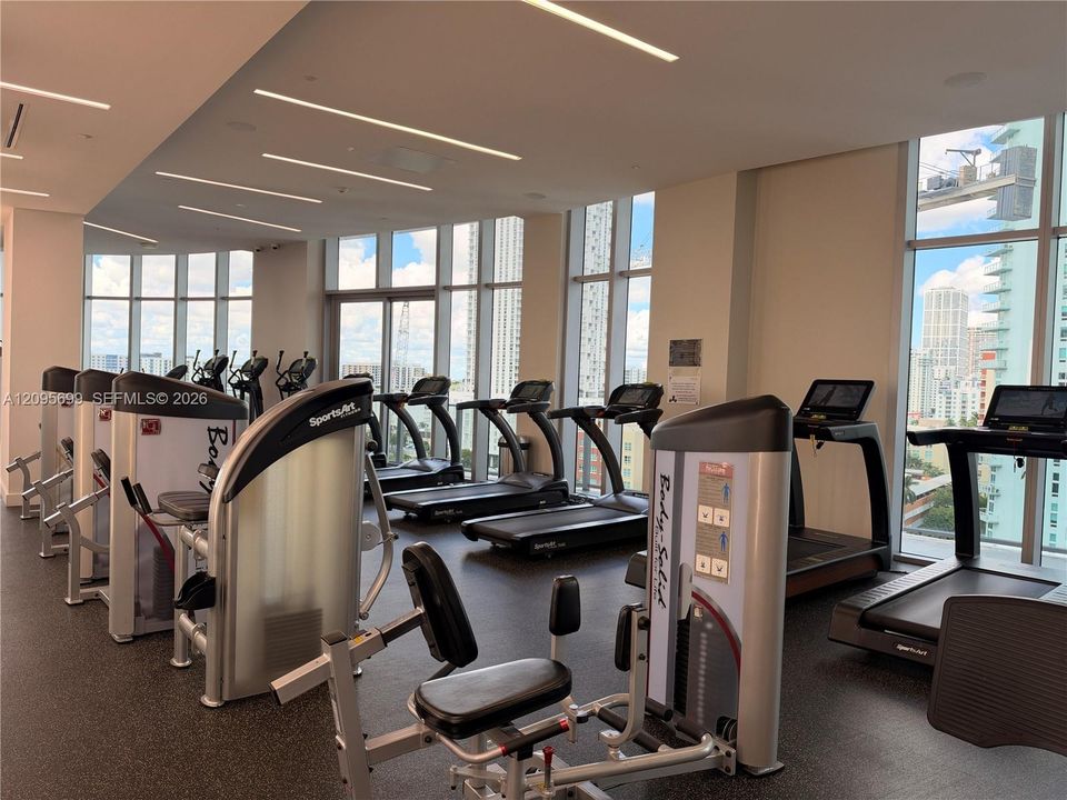 cardio area of gym
