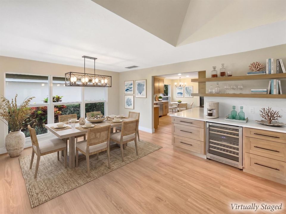 Dining Area & Bar_Virtually Staged