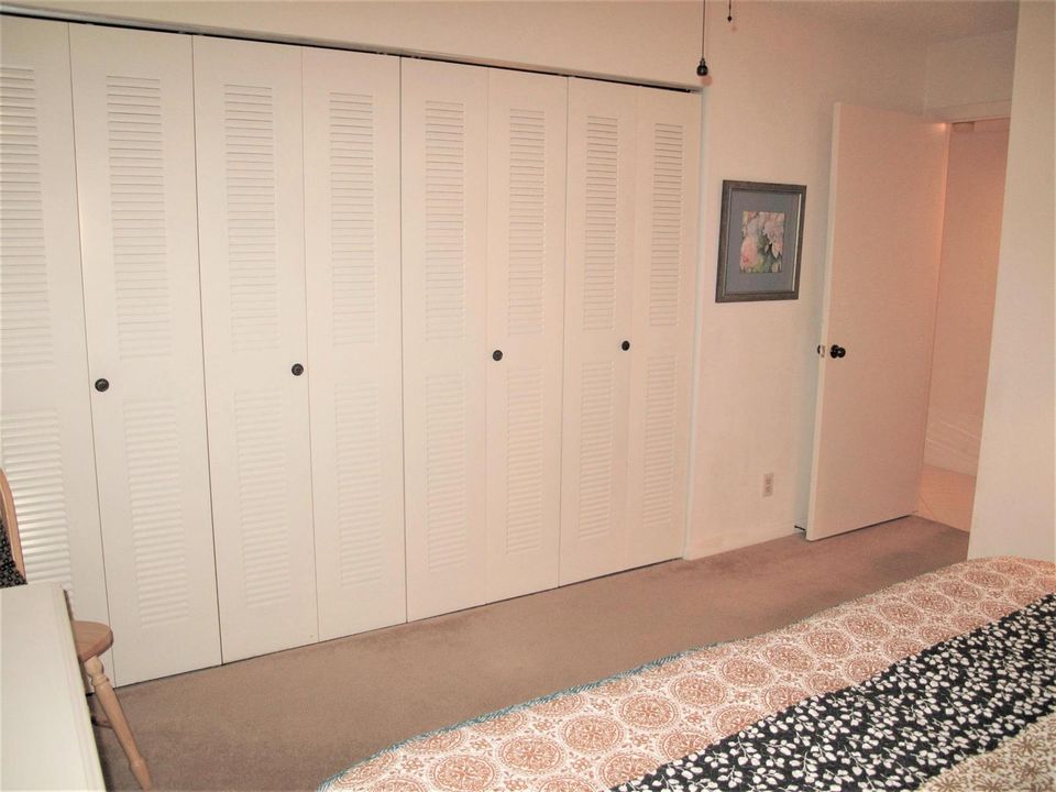 Guest bedroom closet space