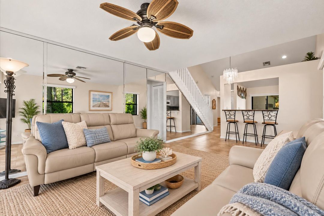VIRTUALLY STAGED LIVING ROOM