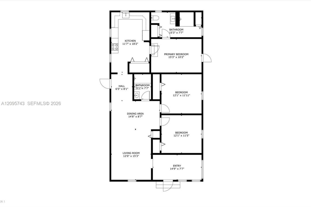 For Rent: $3,800 (3 beds, 2 baths, 1456 Square Feet)