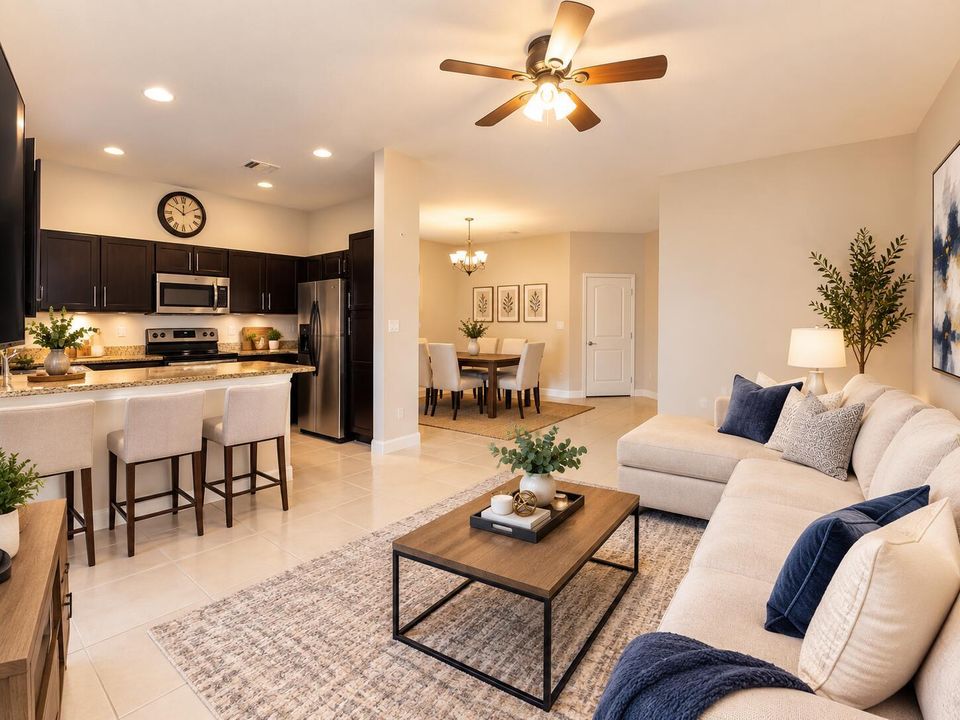 STAGED - Living Room : DINING