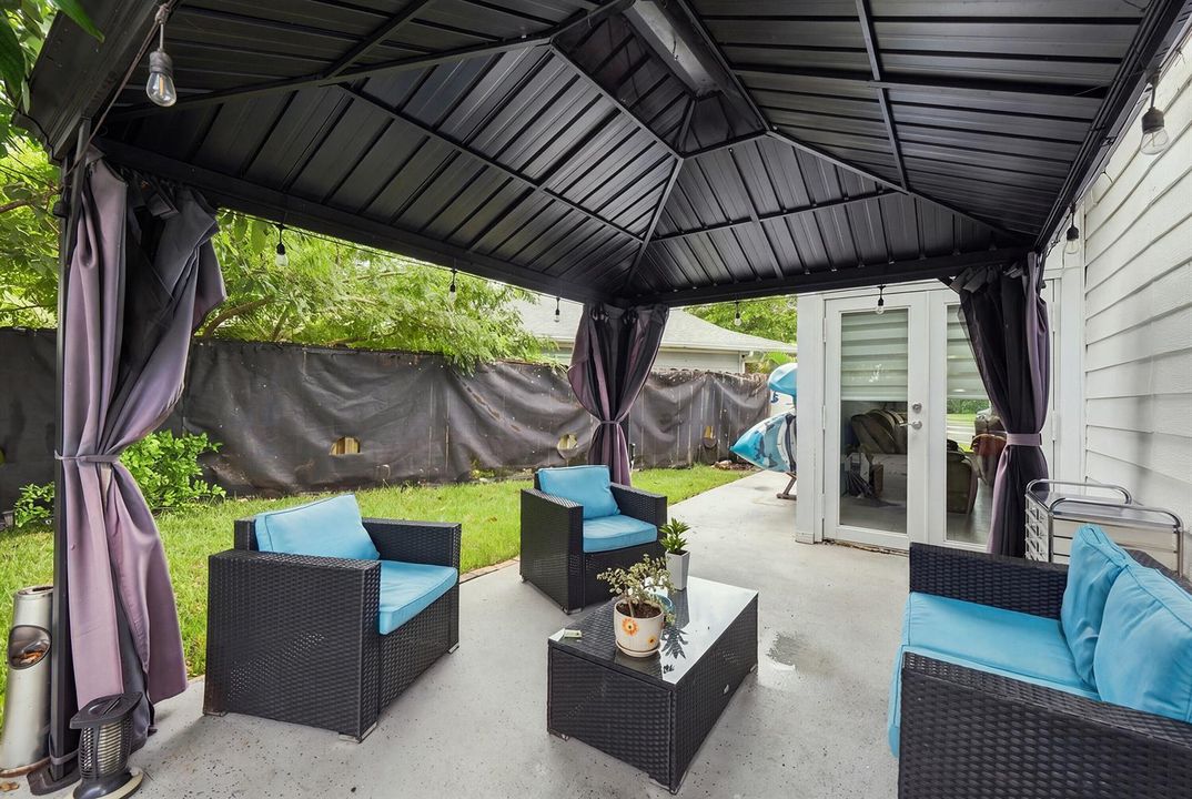 patio area different angle