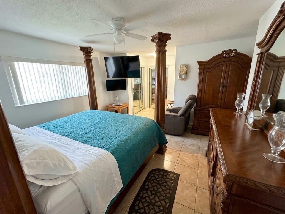 updated master bedroom
