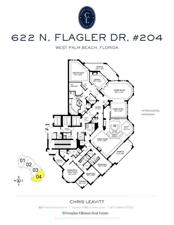 622 N. Flagler Dr. #204 - Floor Plan