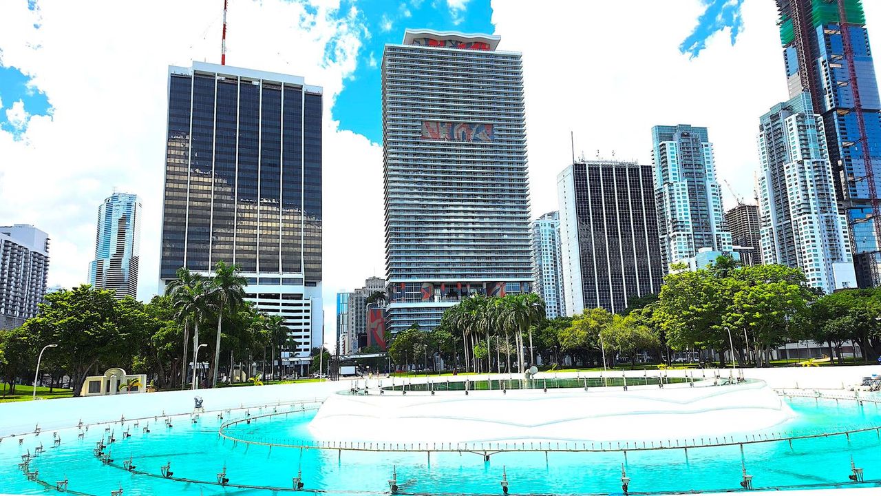 View from Bayfront Park Fountain