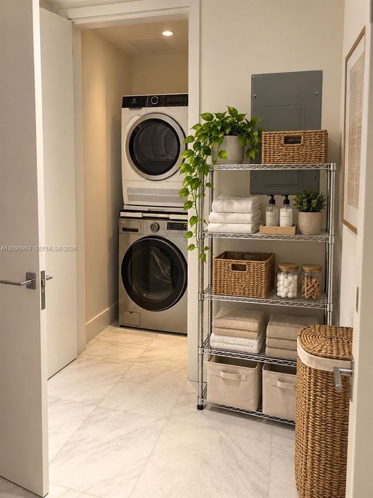 Storage or can be a small room with a full bathroom