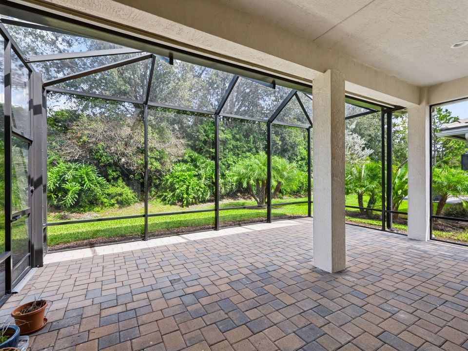 Covered and Screened Patio