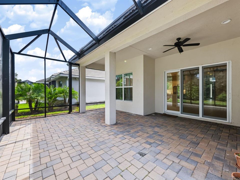 Covered and Screened Patio