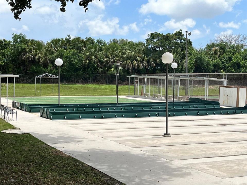 HS Bocce ball. shuffleboard