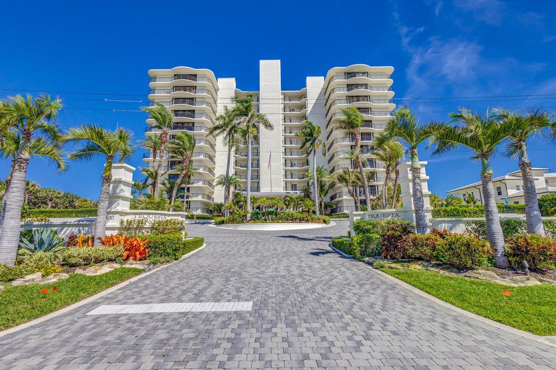 Entrance to Tequesta Towers