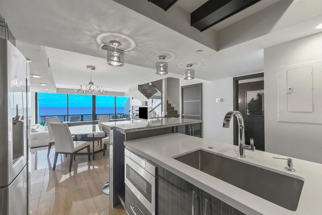 kitchen to living room