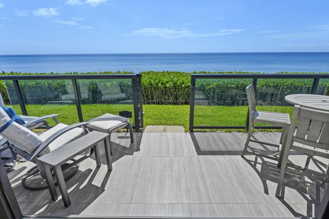 walk out patio