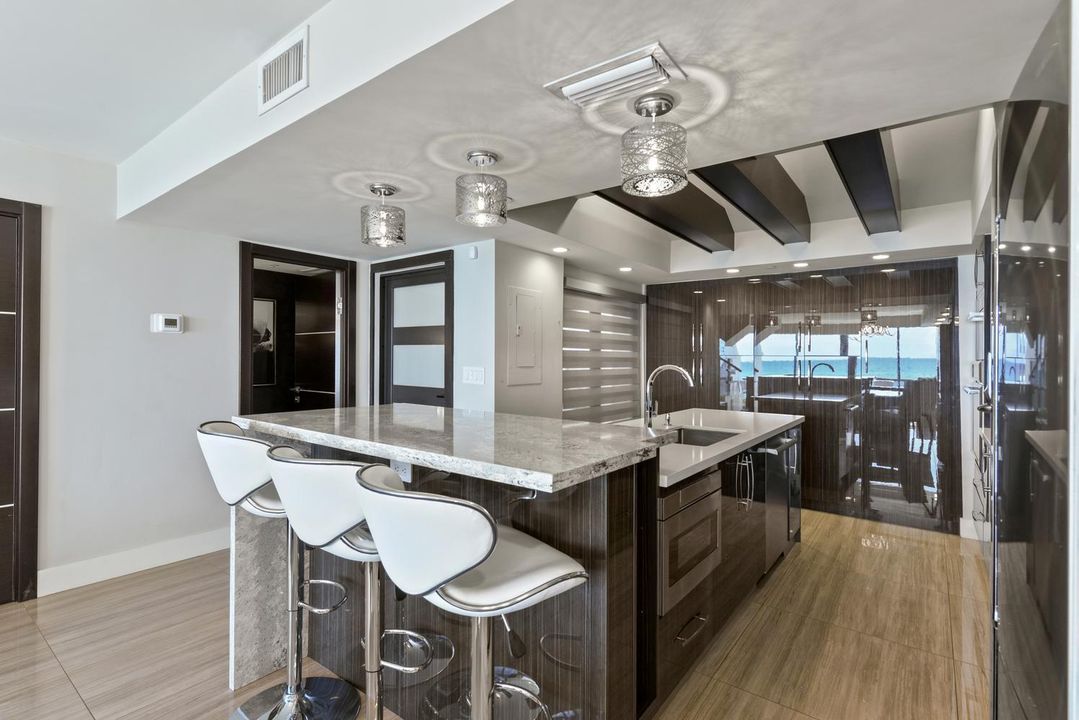 kitchen counter area