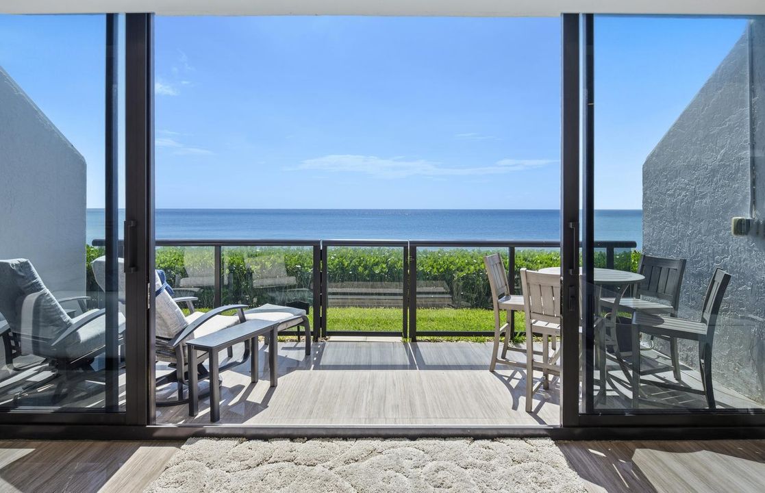 walk out patio