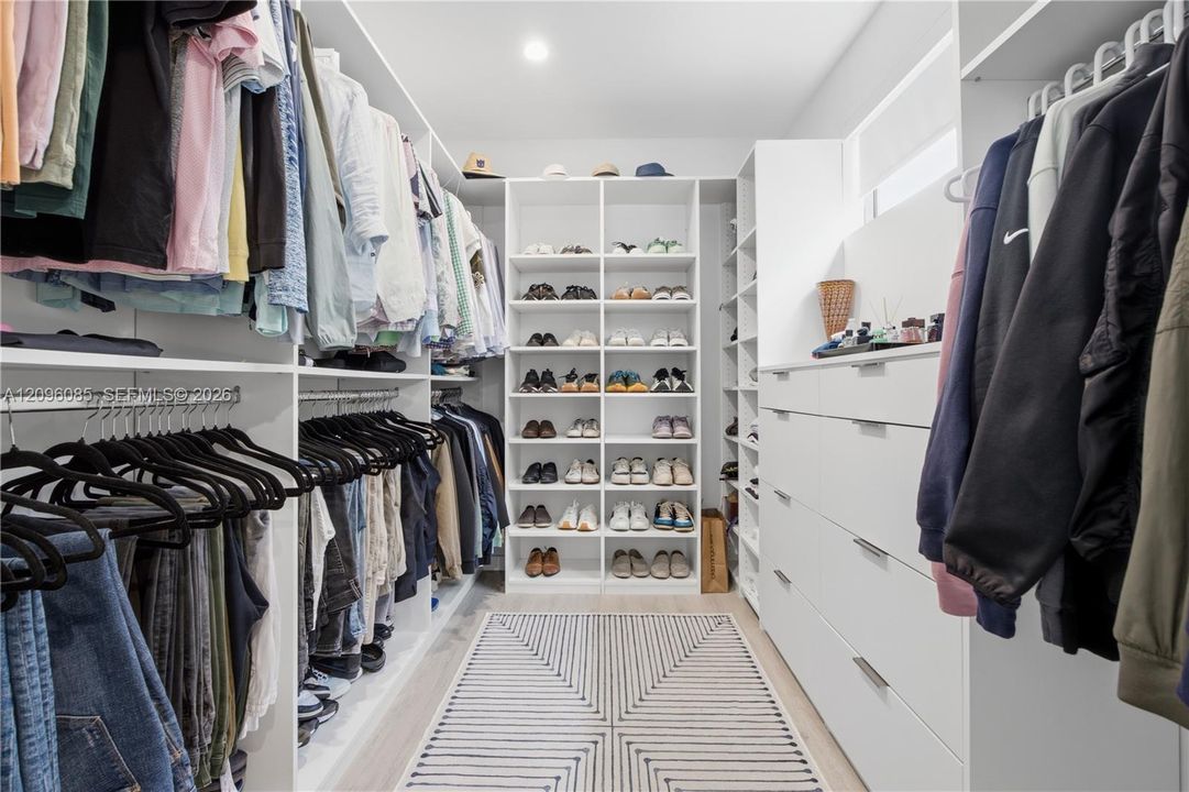 Master Walk-In Closter