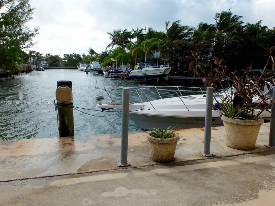 Launch site for kayaks