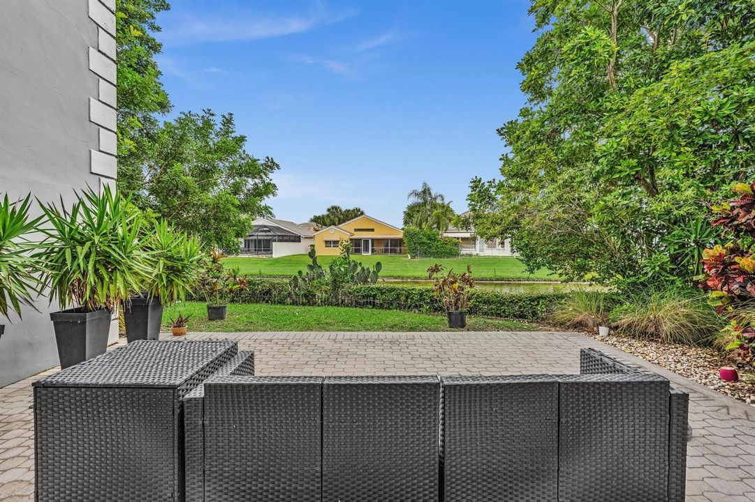 Large patio