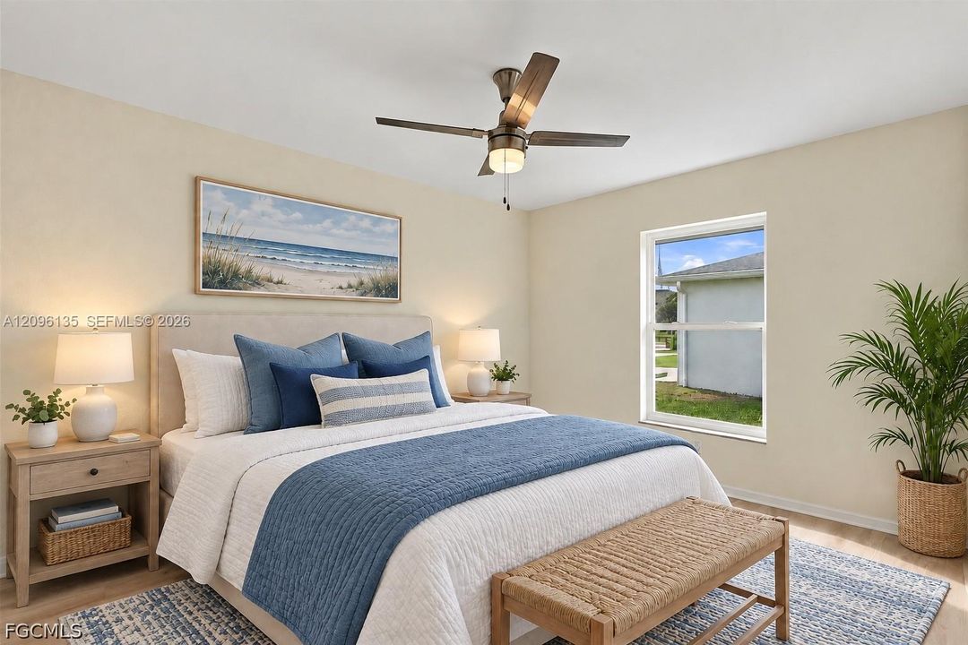 Guest bed - Virtually Staged