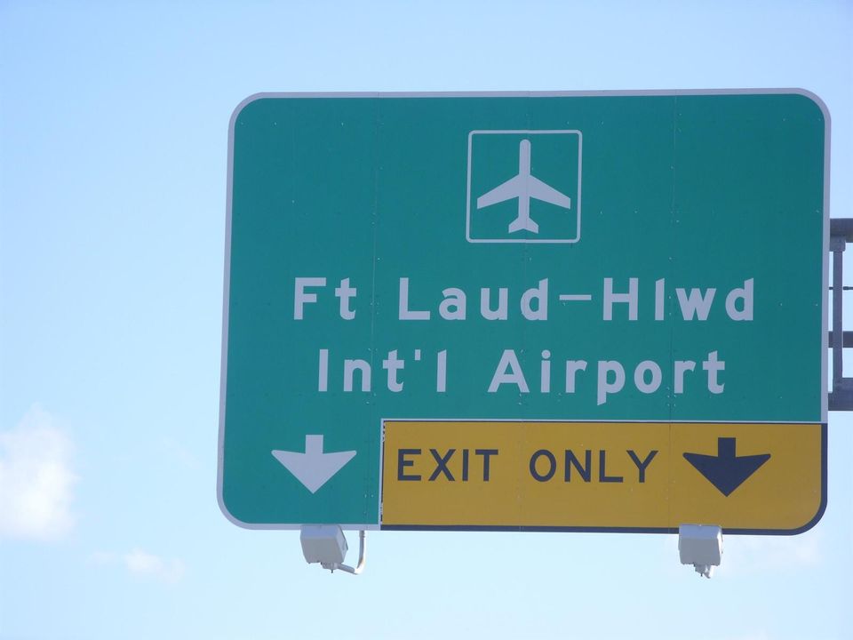 Ft Laud Airport sign