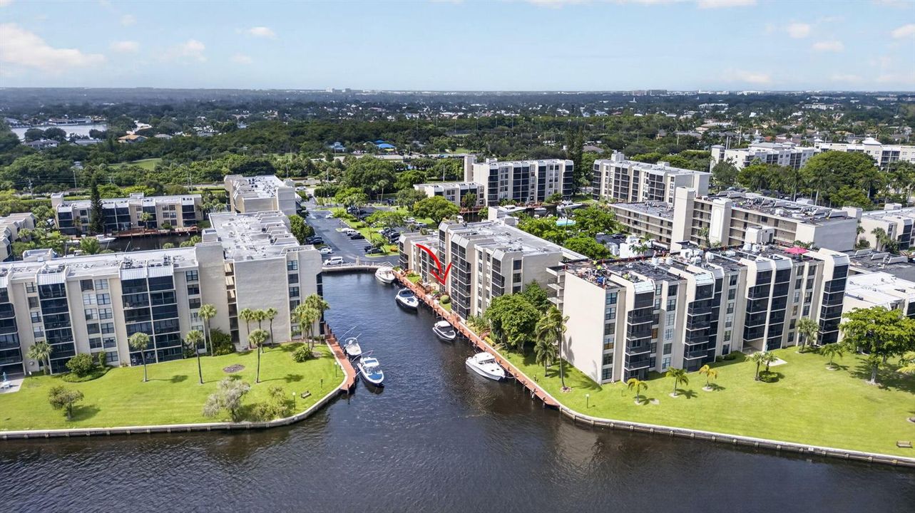 Widest Interior Canal in Boca Bayou