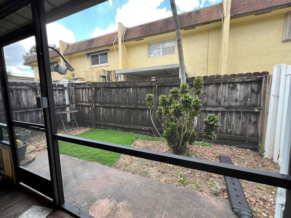 Fenced Patio