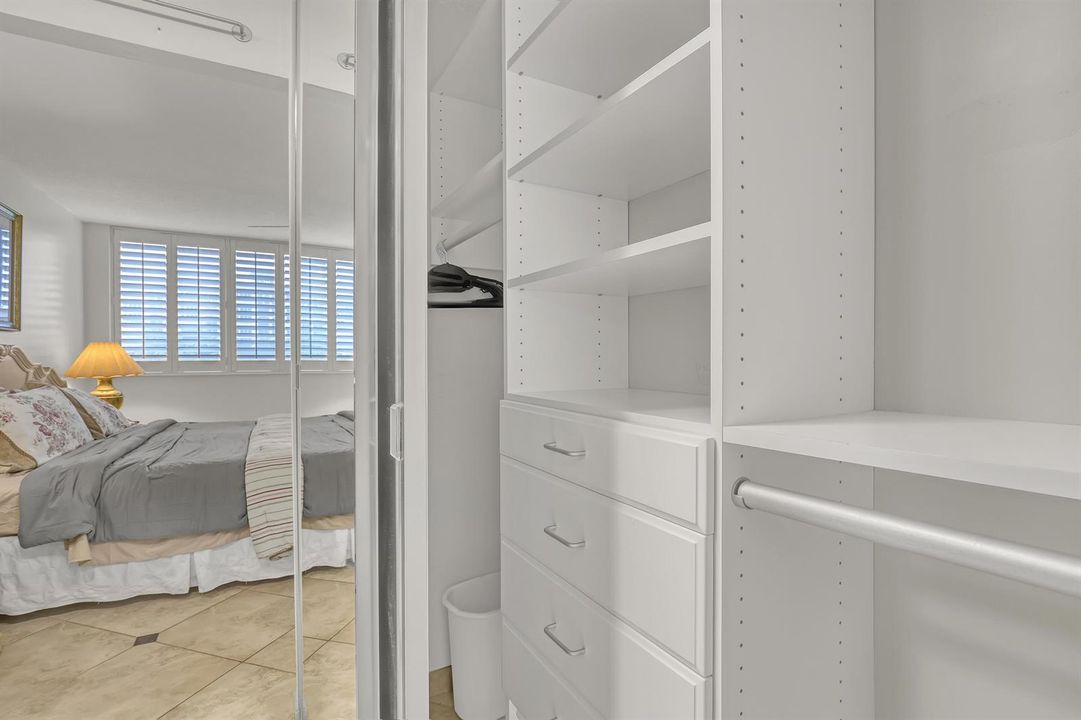 Primary closet