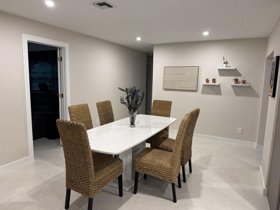 Dining area