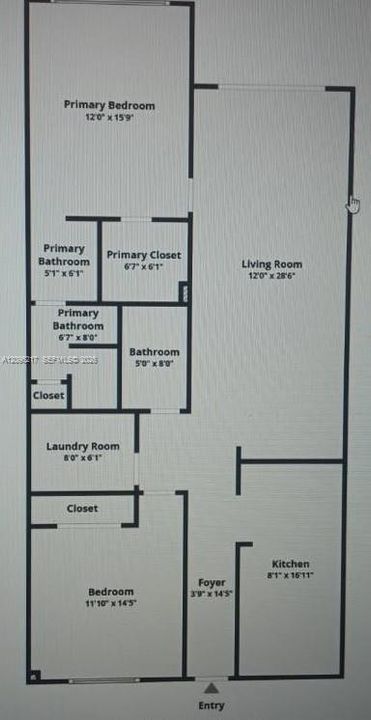 For Rent: $5,000 (2 beds, 2 baths, 1197 Square Feet)