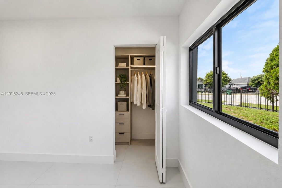 Bedroom 1 Closet Staged Virtually