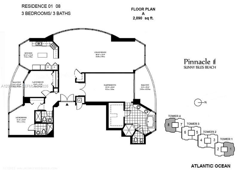 В аренду: $12,500 (3 спален, 3 ванн, 2274 Квадратных фут)
