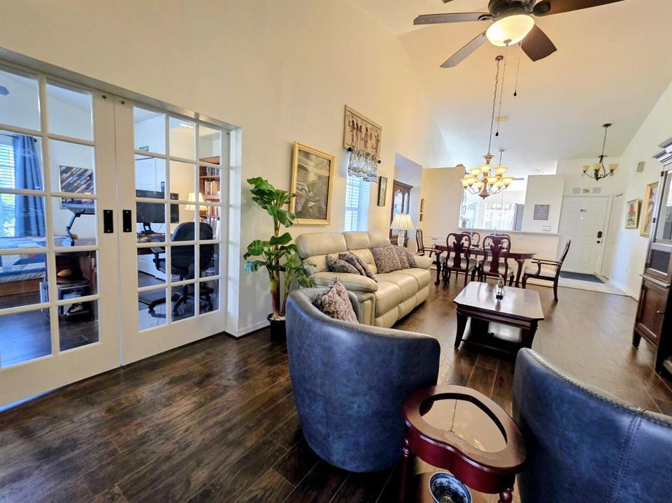 French Door lead to Office/Bedroom
