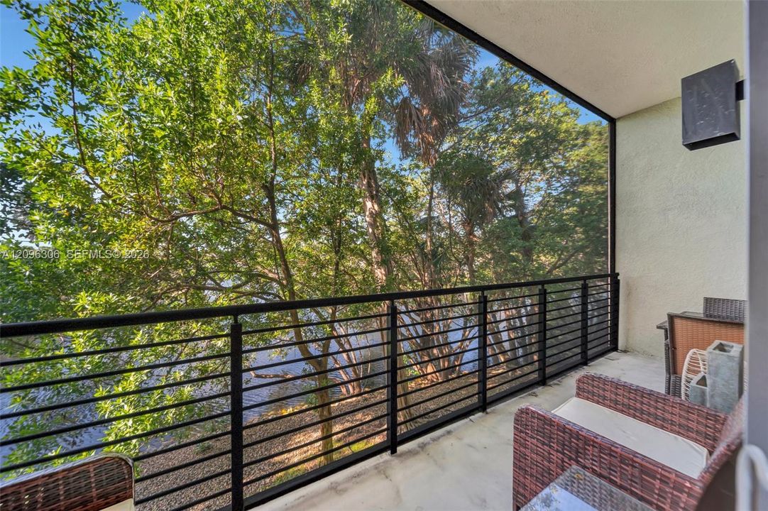 Balcony off Living room - beautiful water view