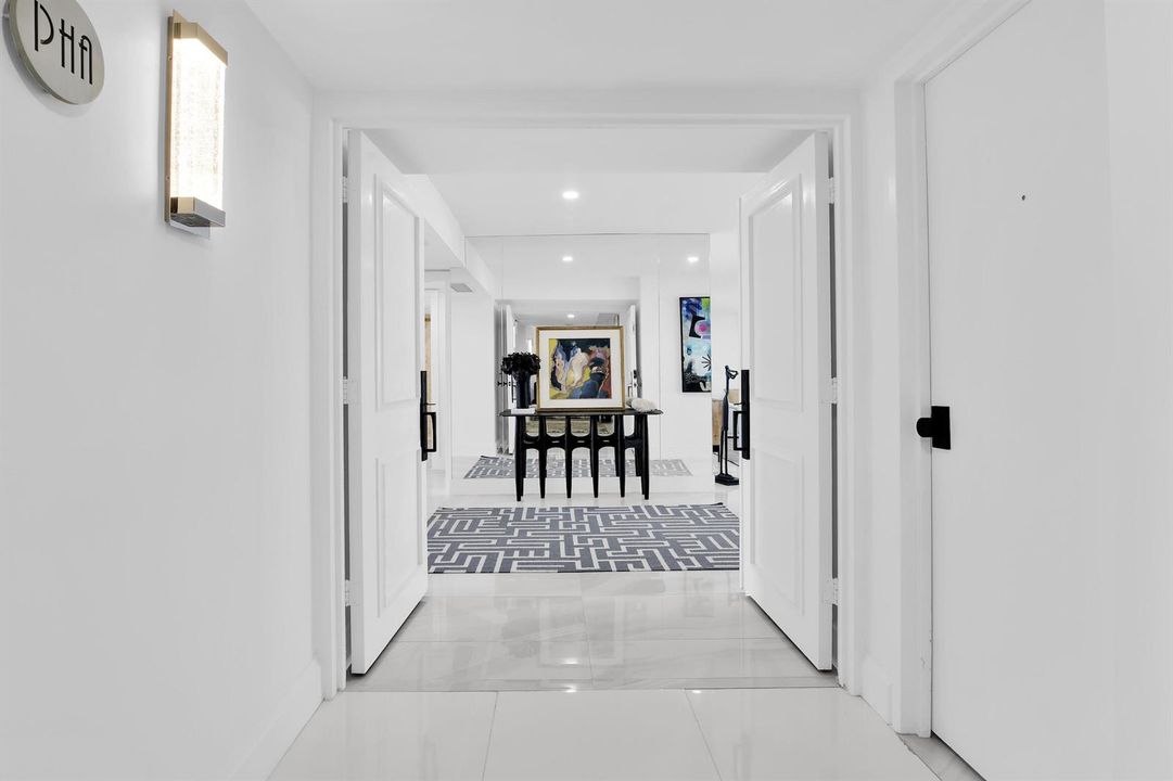 Semi-private entrance