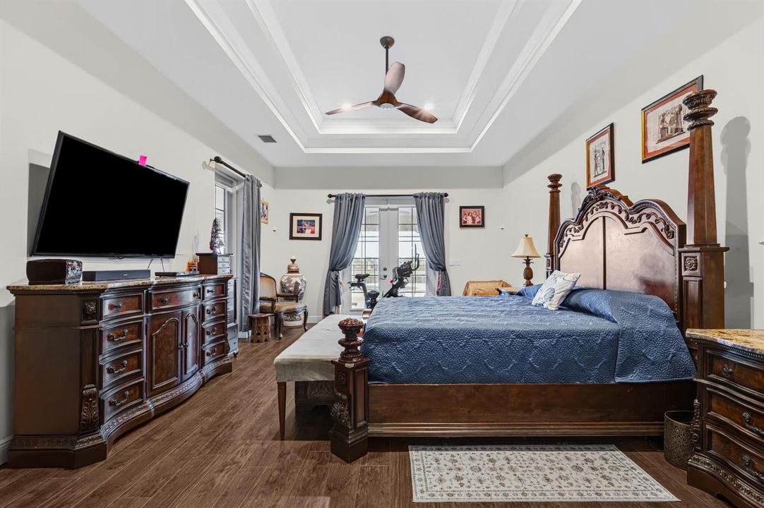 Primary Suite with Dual French Doors