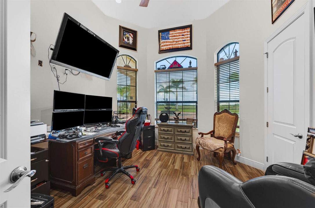 French Doors Into the Home Office