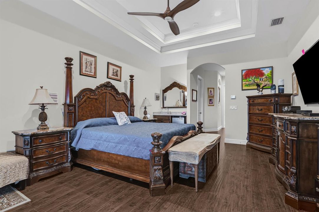 Primary Suite Leads to Dual Closets