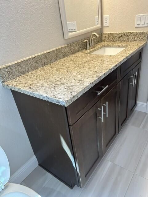 Master bathroom vanity