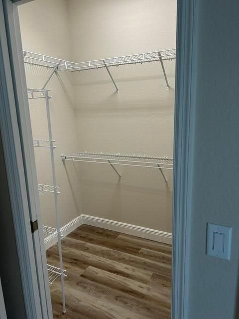 Master walk-in closet
