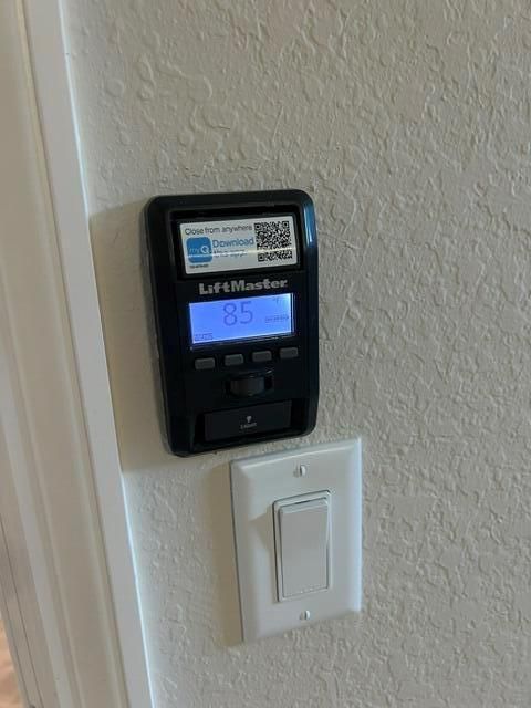 Garage door opener control