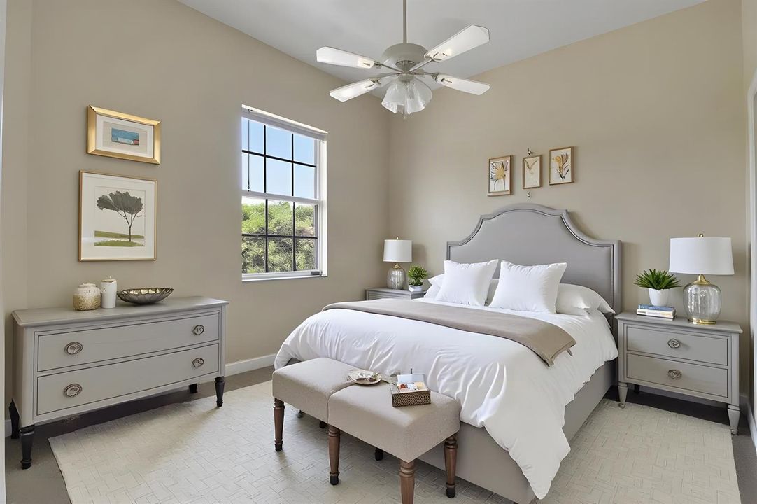Virtually Staged Bedroom 2