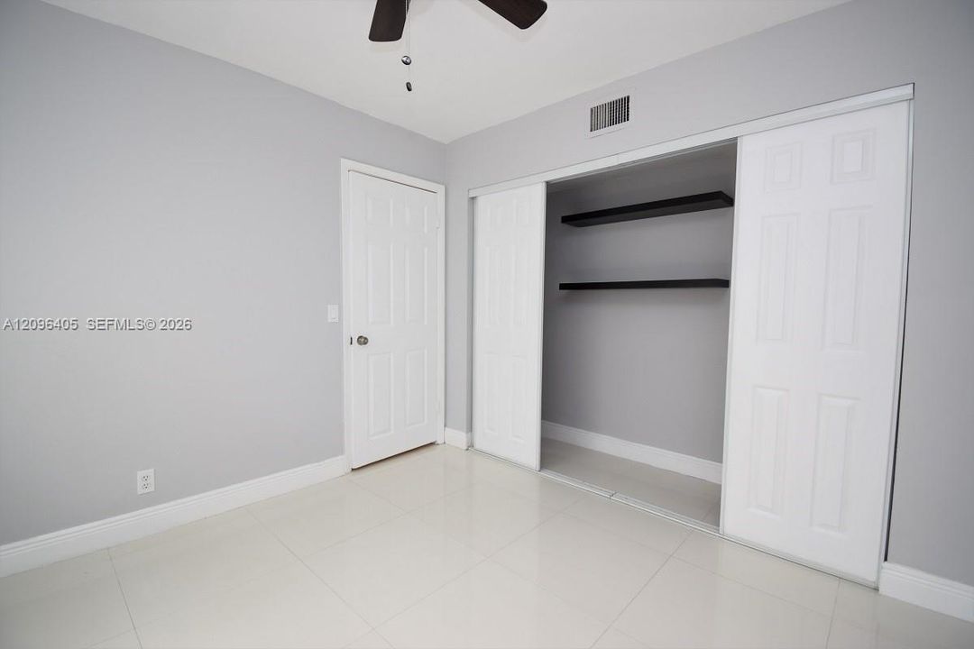 Bedroom located on the first floor.