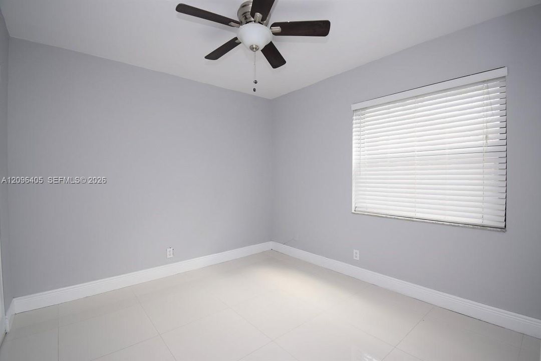 Bedroom located on the first floor.