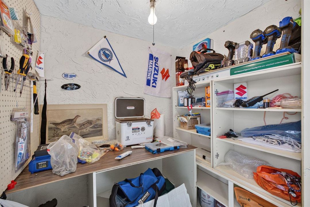 Lanai storage room