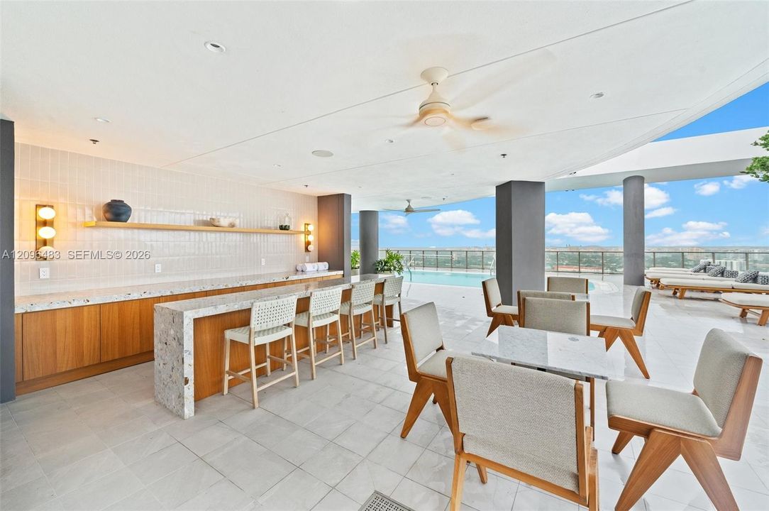 Rooftop Poolside Alfresco Dining