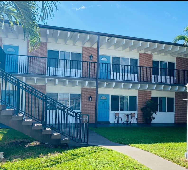front of building yacht club