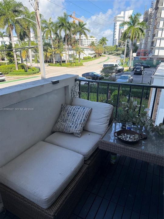 Private balcony